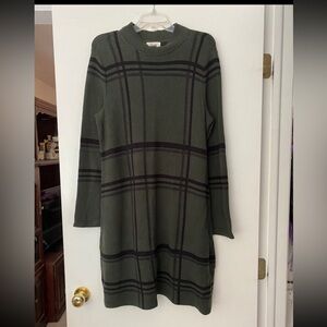Style & Co. Green Long Sleeve Dress